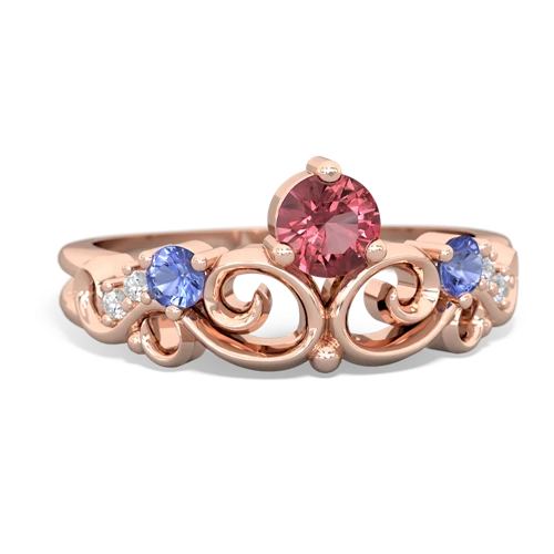 tourmaline-tanzanite crown keepsake ring