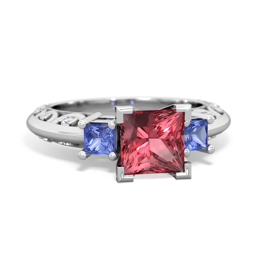 tourmaline-tanzanite engagement ring