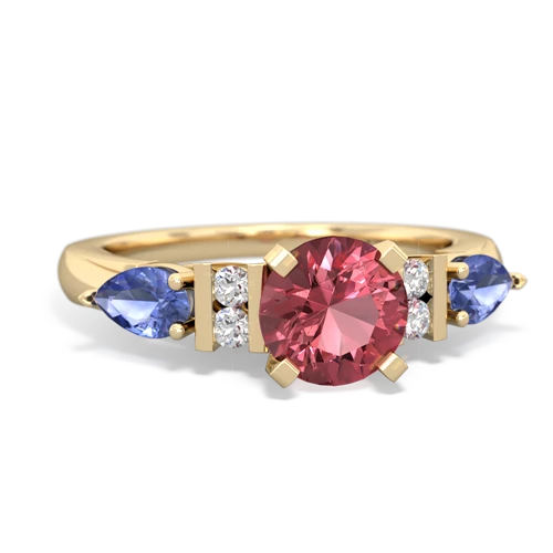 tourmaline-tanzanite engagement ring