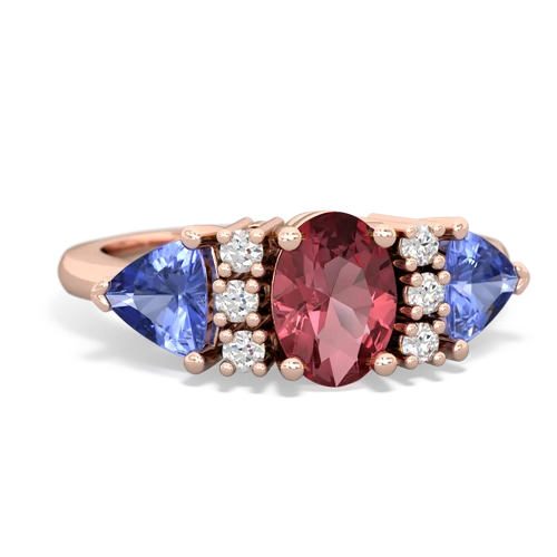 tourmaline-tanzanite timeless ring