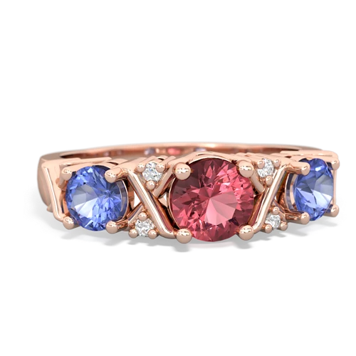 tourmaline-tanzanite timeless ring