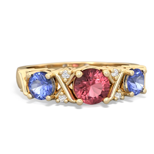 tourmaline-tanzanite timeless ring