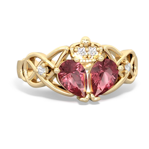 tourmaline-tourmaline claddagh ring