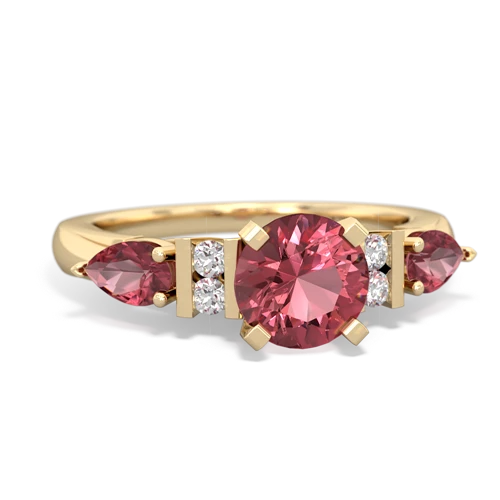tourmaline-tanzanite engagement ring