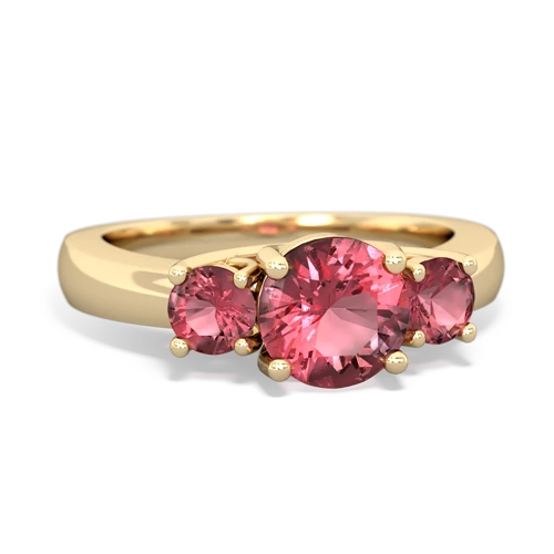 pink sapphire-alexandrite timeless ring