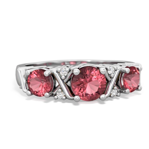 opal-pink sapphire timeless ring