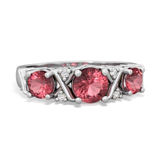 lab ruby-tanzanite timeless ring