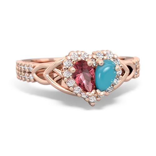 tourmaline-turquoise keepsake engagement ring
