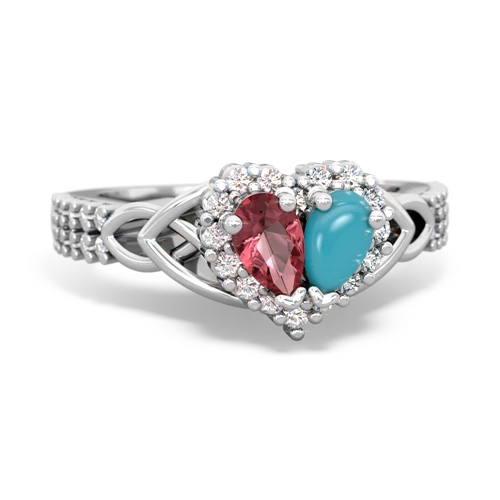 tourmaline-turquoise keepsake engagement ring