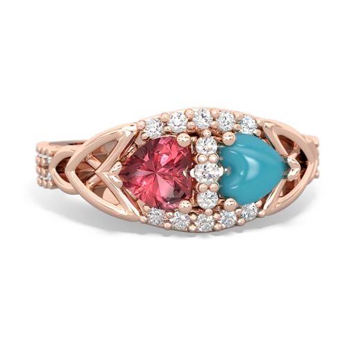 tourmaline-turquoise keepsake engagement ring