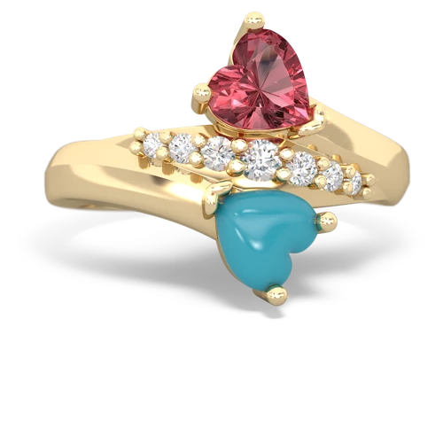 tourmaline-turquoise modern ring