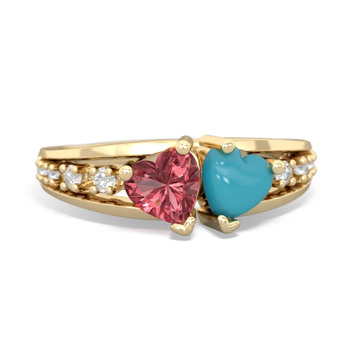 tourmaline-turquoise modern ring