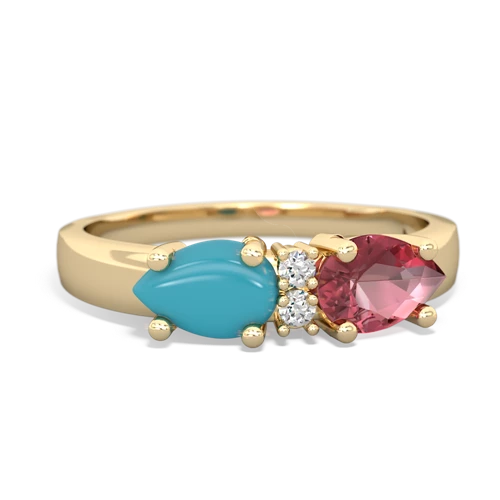 tourmaline-turquoise timeless ring