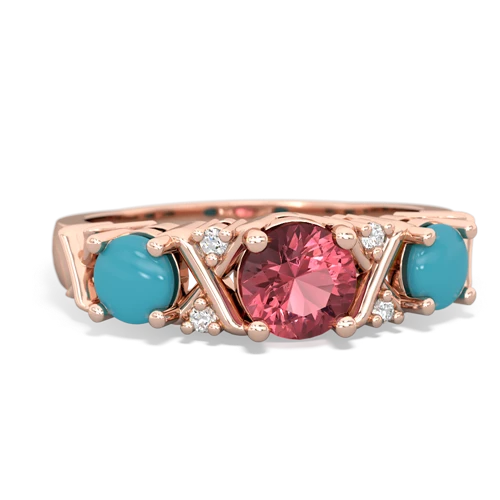 tourmaline-turquoise timeless ring