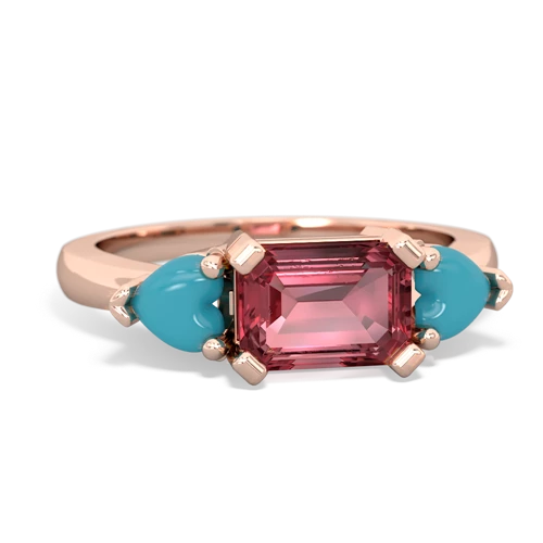 tourmaline-turquoise timeless ring