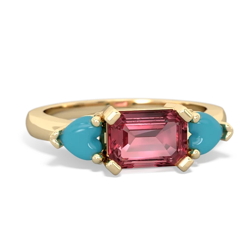 tourmaline-turquoise timeless ring