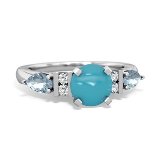 turquoise-aquamarine engagement ring