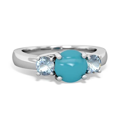 turquoise-aquamarine timeless ring