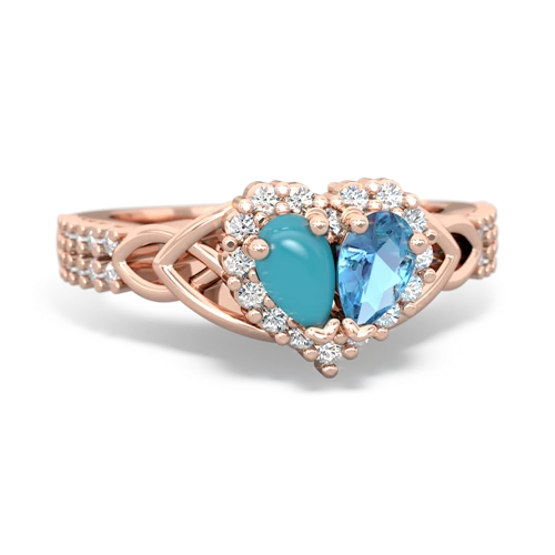 turquoise-blue topaz keepsake engagement ring