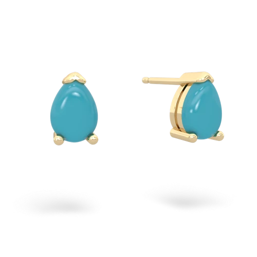 turquoise stud earrings