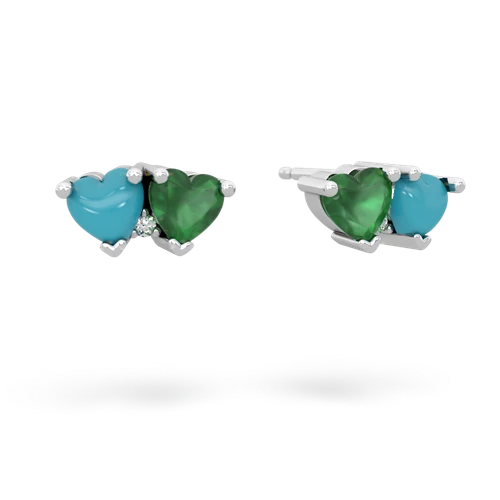 turquoise-emerald  earrings