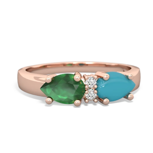 turquoise-emerald timeless ring