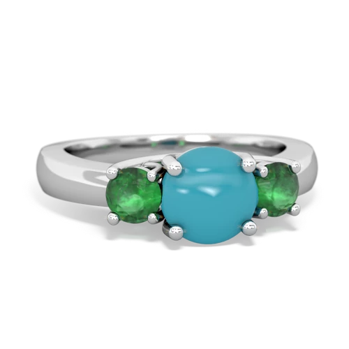 turquoise-emerald timeless ring
