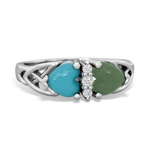 turquoise-jade celtic ring