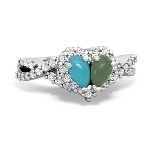 turquoise-jade engagement ring