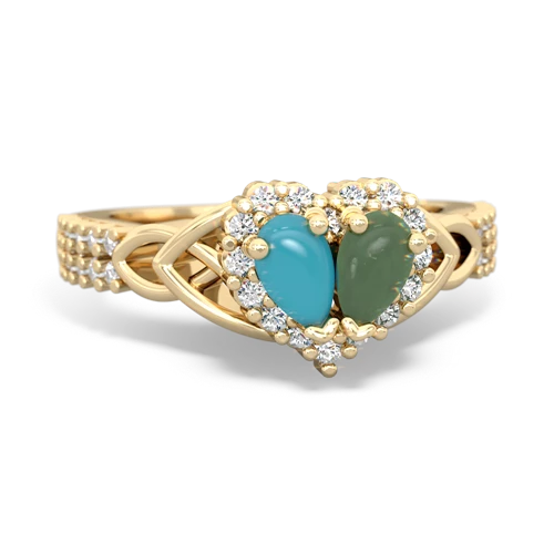 turquoise-jade keepsake engagement ring