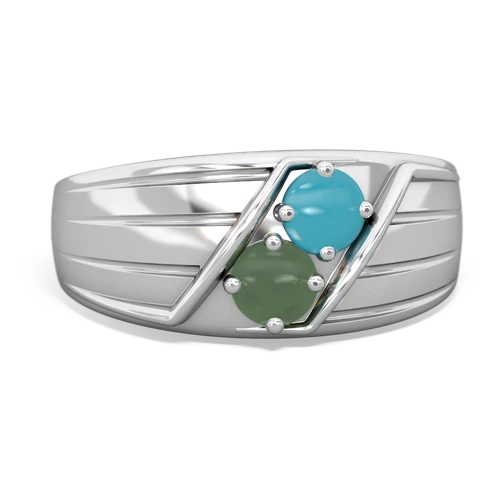 turquoise-jade mens ring