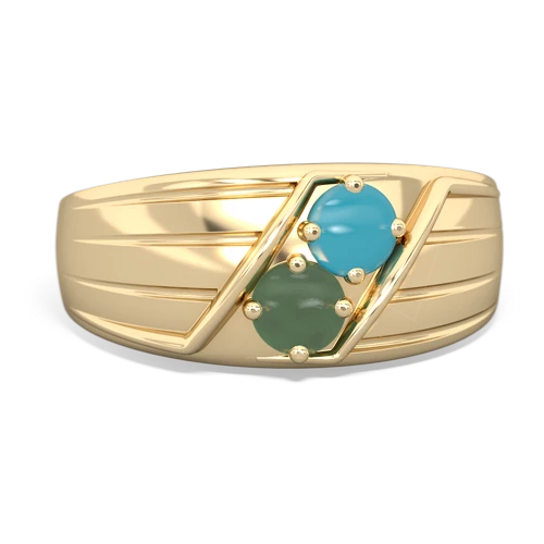 turquoise-jade mens ring