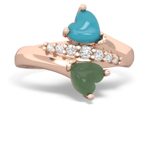 turquoise-jade modern ring