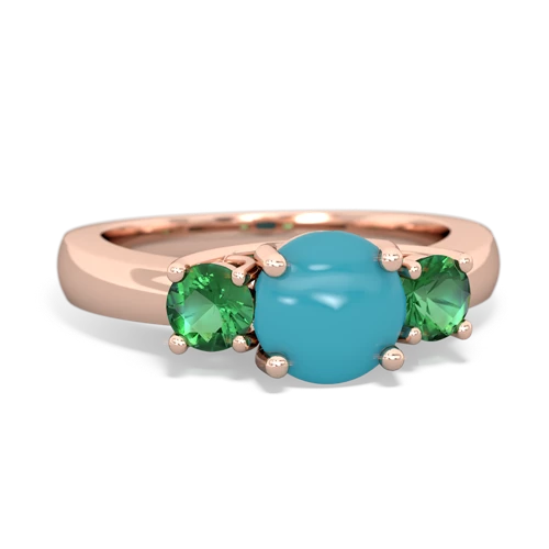 turquoise-lab emerald timeless ring