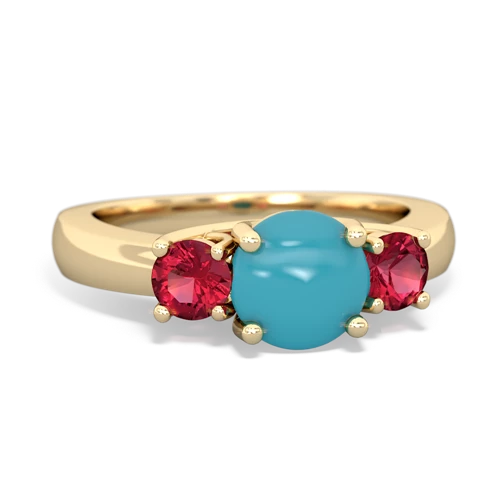 turquoise-lab ruby timeless ring