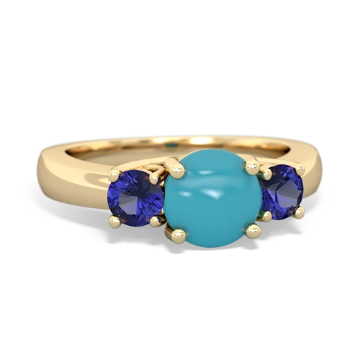 turquoise-lab sapphire timeless ring