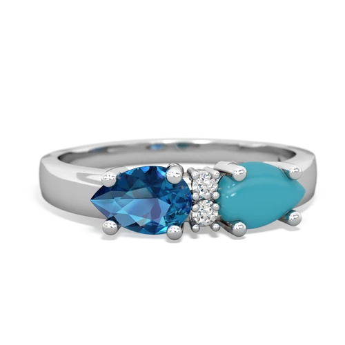 turquoise-london topaz timeless ring