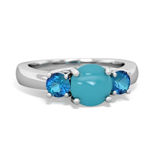 turquoise-london topaz timeless ring