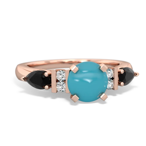 turquoise-onyx engagement ring