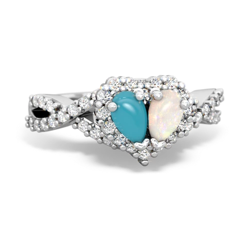 turquoise-opal engagement ring