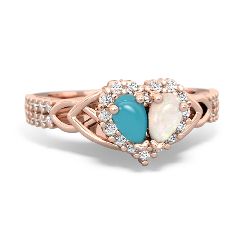 turquoise-opal keepsake engagement ring