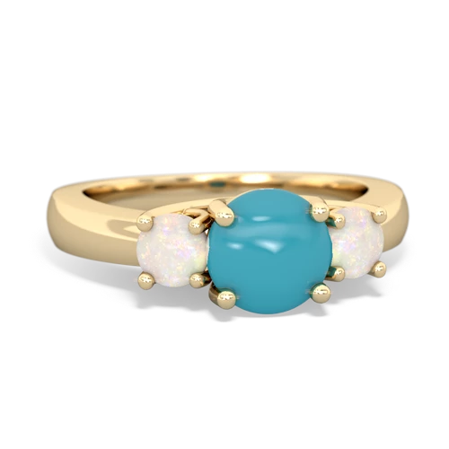 turquoise-opal timeless ring