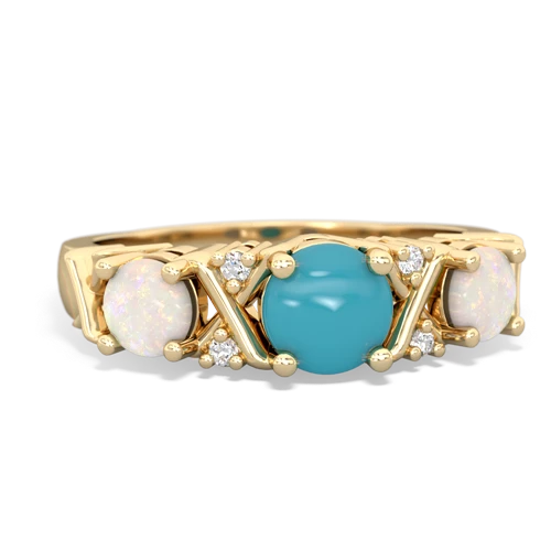 turquoise-opal timeless ring