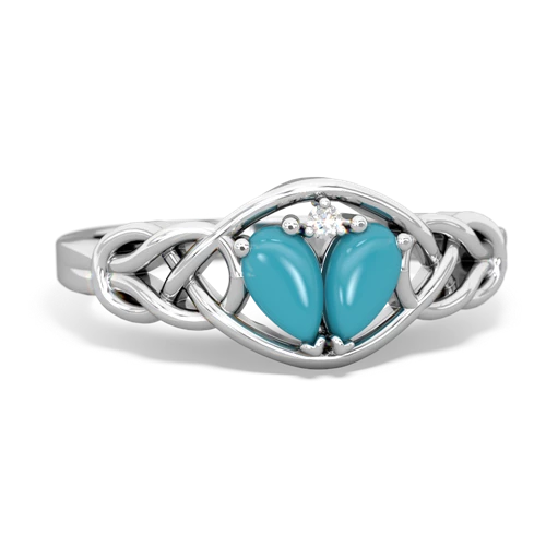 turquoise celtic knot ring