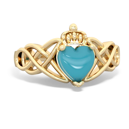 turquoise claddagh ring