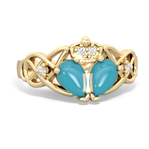 turquoise claddagh ring