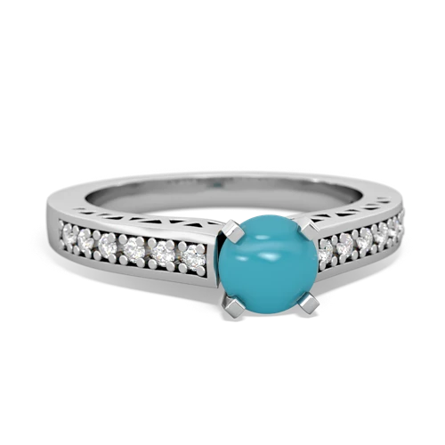 turquoise engagement ring