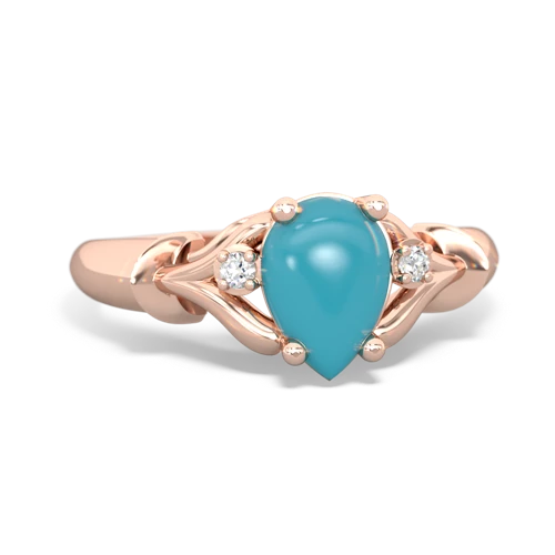 turquoise filligree ring