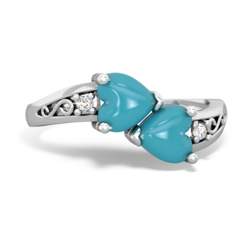 turquoise filligree ring