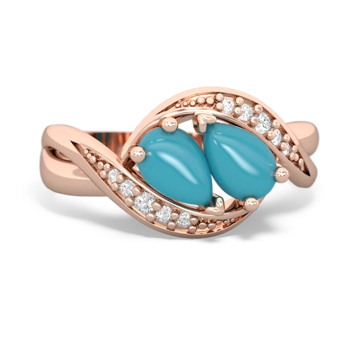 turquoise keepsake curls ring